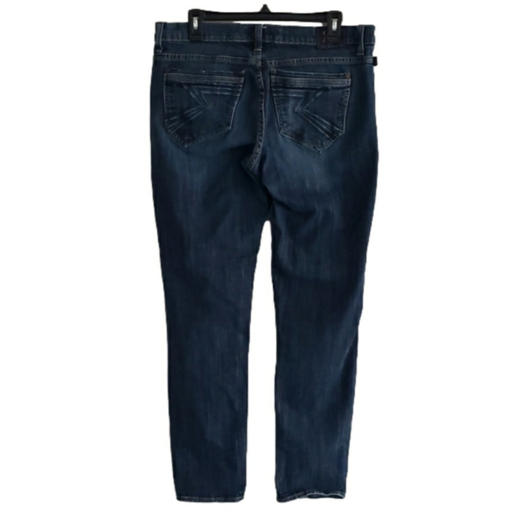 ROCK & Republic Emo Mid Rise Straight Leg Dark Wash Denim Jeans Size 10 - Picture 2 of 9
